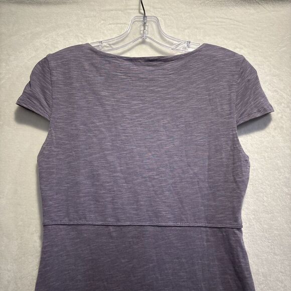 Horny Toad Rosemarie Dress Purple Heather Women's Small Stretch Knit Casual - Picture 6 of 8